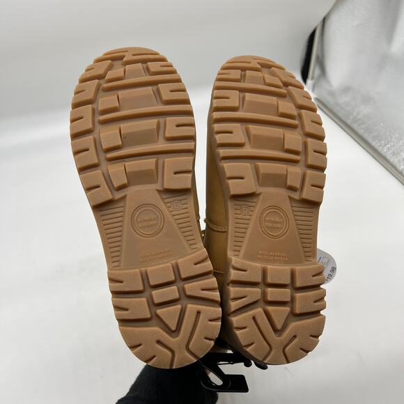 Wonder Nation Casual Lace Up Bootie Tucker Boots Brown Size 6 - Picture 8 of 10